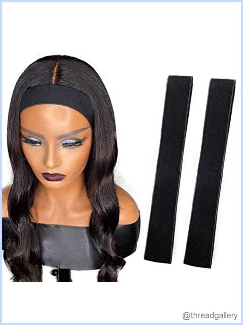 Elastic Wig Bands Edge Wrap Lace Melting Headband Adjustable 22 in